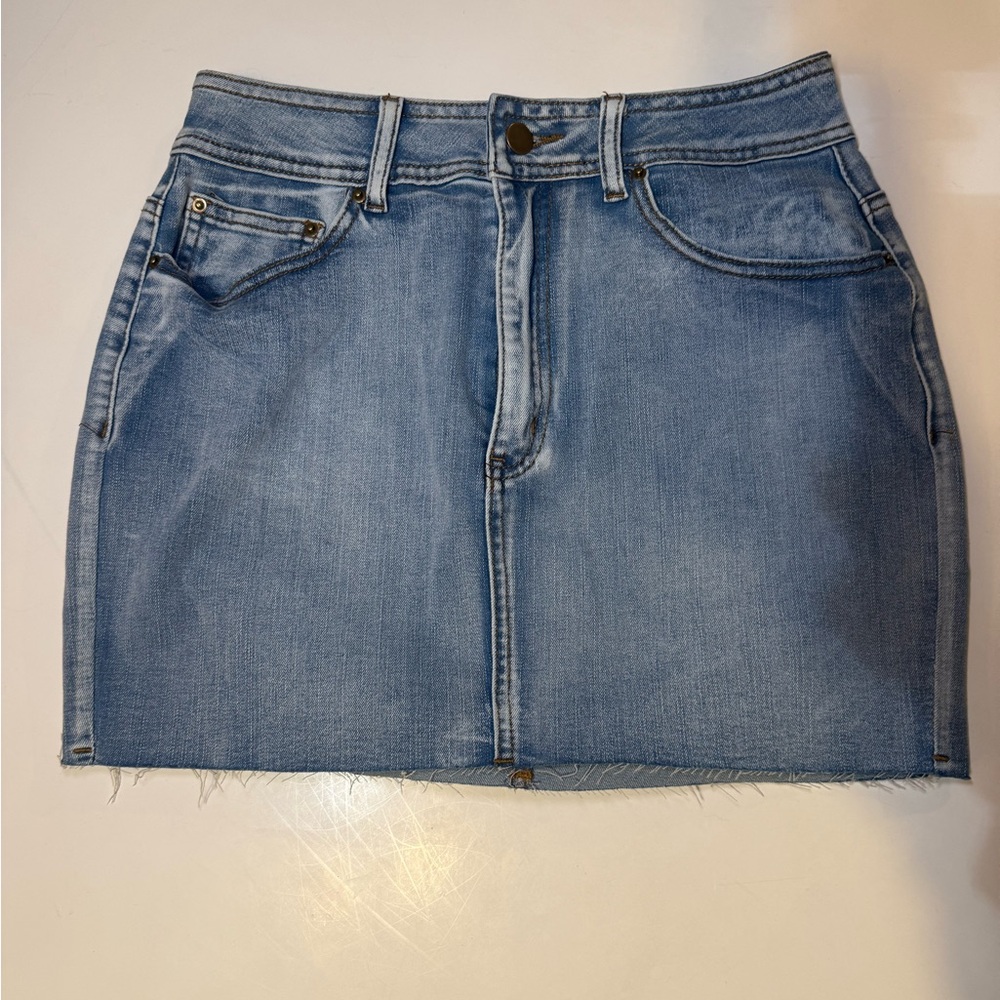 Denim Mini Skirt